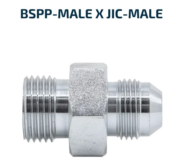 BSPP X JIC-Male Nipple