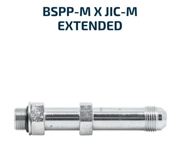BSPP X JIC-Male EXTENDED Nipple