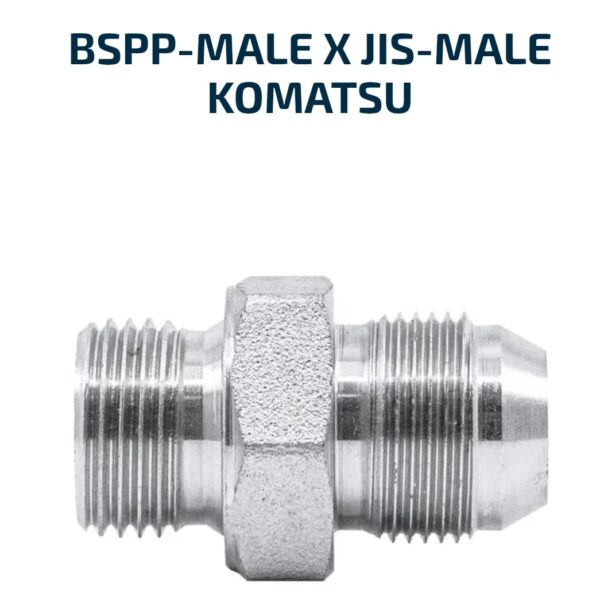 BSPP X JIS-Male KOMATSU Nipple