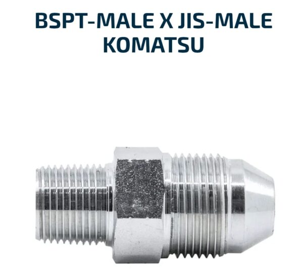 BSPT X JIS-Male KOMATSU Nipple