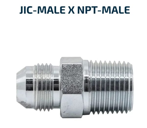 JIC X NPT-Male Nipple