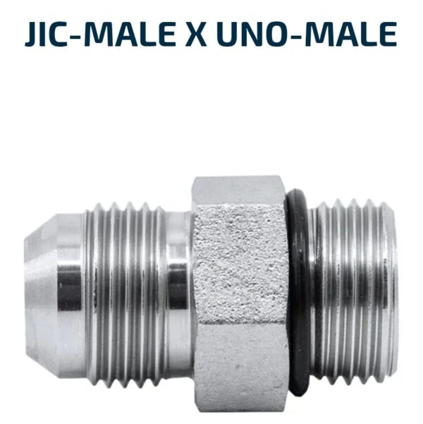 JIC X UNO-Male Nipple