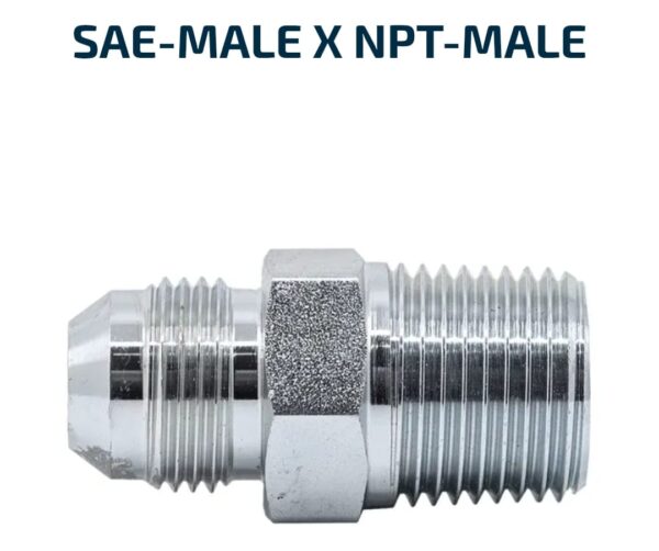 SAE X NPT-Male Nipple
