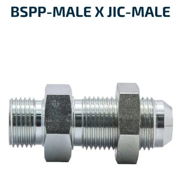 BULKHEAD BSPP-Male X JIC-Male
