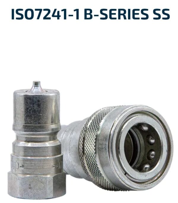 Poppet ISO7241-1 B-SERIES SS