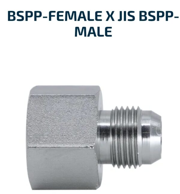 MALE/FEMALE SOLID BSPP-Female X JIS BSPP-Male