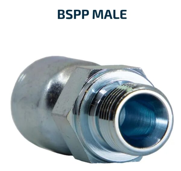 STRAIGHT HOSE TAILS 100R2 BSPP Male