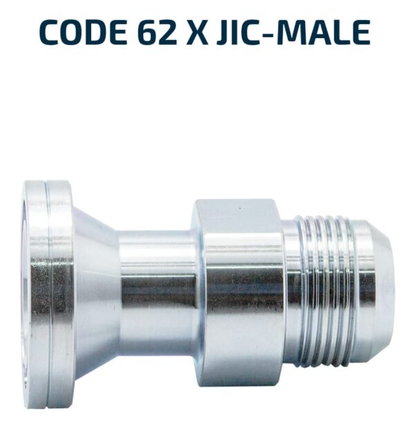 FLANGE Code 62 X JIC-Male