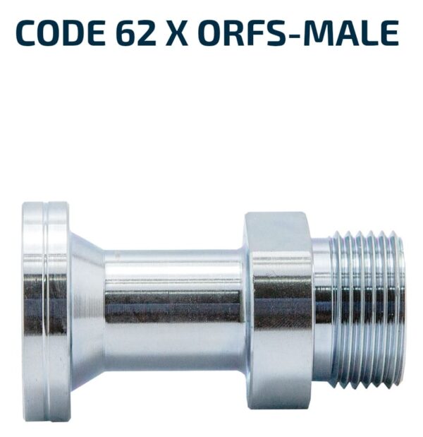 FLANGE Code 62 X ORFS-Male