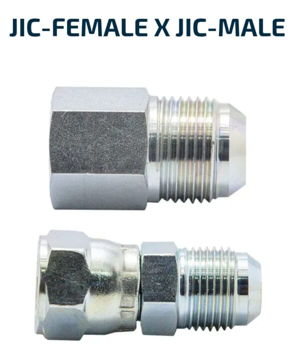 MALE/FEMALE SWIVEL JIC-Female X JIC-Male