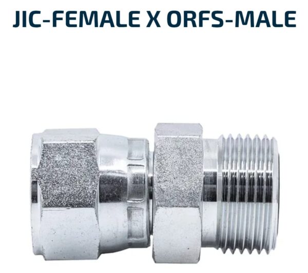MALE/FEMALE SWIVEL JIC-Female X ORFS-Male