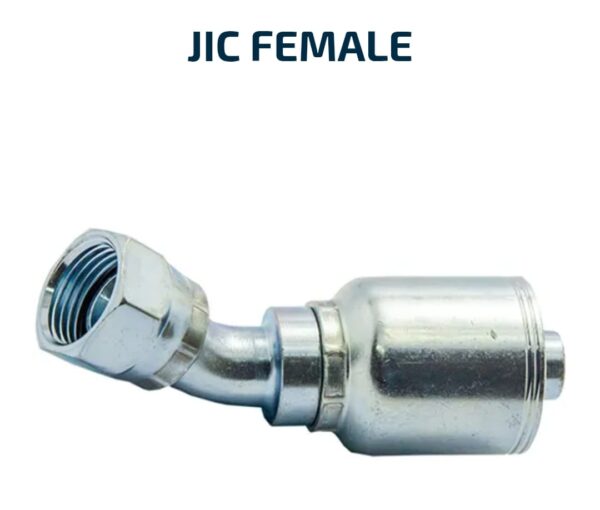 HOSE TAILS 100R2 45 DEGREE JIC Female