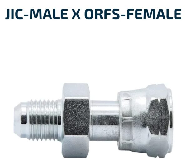MALE/FEMALE SWIVEL JIC-Male X ORFS-Female