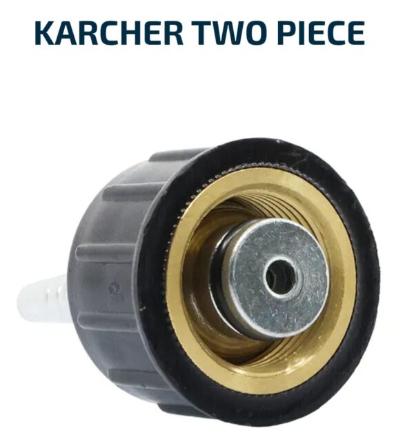 STRAIGHT HOSE TAILS Aquawash Karcher Two Piece