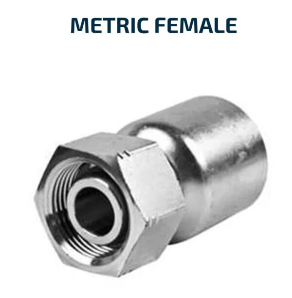 STRAIGHT HOSE TAILS 100R2 METRIC Female