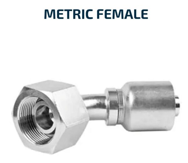 HOSE TAILS 100R2 90 DEGREE METRIC Female