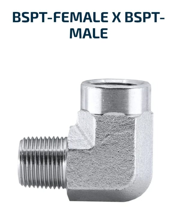 ELBOW BLOCK 90 Degree BSPT-Female X BSPT-Male