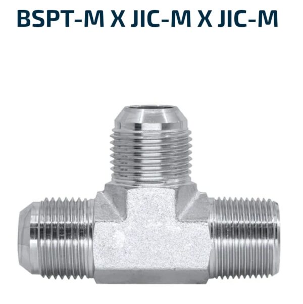 RUN TEE BSPT-M X JIC-M X JIC-M