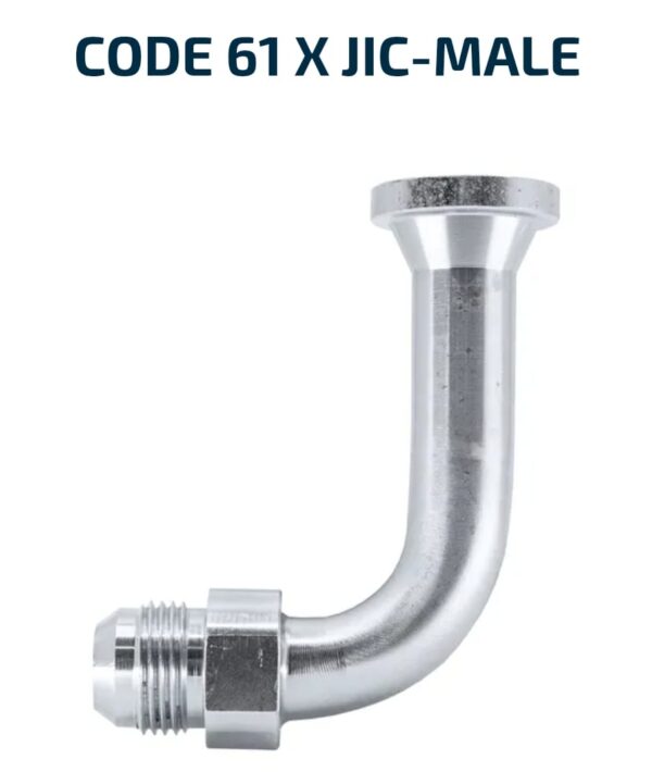 ELBOW TUBE LONG 90 Degree Code 61 X JIC-Male