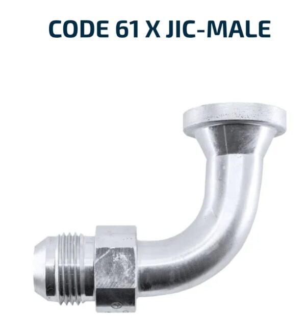 ELBOW TUBE 90 Degree Code 61 X JIC-Male