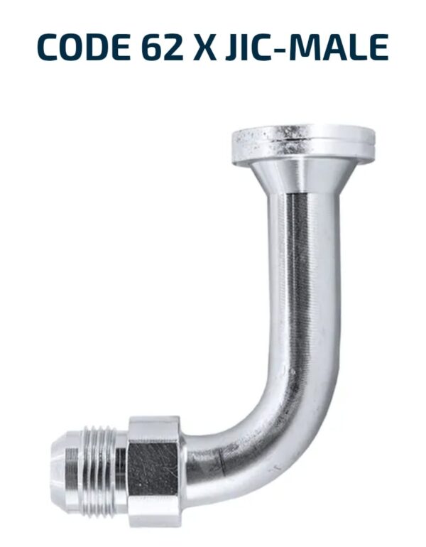 ELBOW TUBE LONG 90 Degree Code 62 X JIC-Male