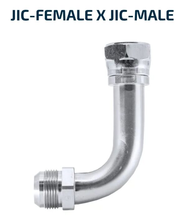 ELBOW TUBE LONG 90 Degree JIC-Female X JIC-Male