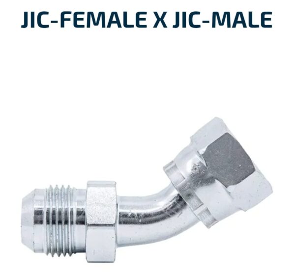 ELBOW TUBE 45 Degree JIC-Female X JIC-Male