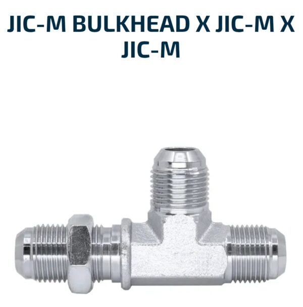 RUN TEE JIC-M Bulkhead X JIC-M X JIC-M